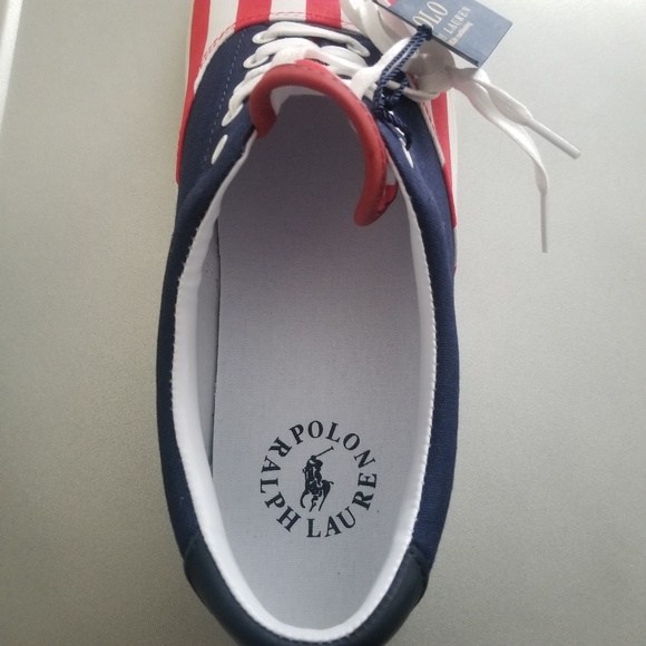 Polo Ralph Lauren® Canvas Red/White/Blue - Picture 3 of 8